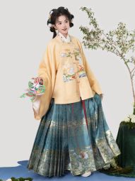 燕云织造【卯兔秋声】明制方领兔子补服交领马面裙秋原创汉服女-淘宝网 主图 001.jpg
