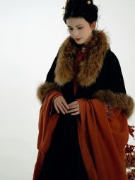 半生罗裳 幽篁裘衣 汉服披风女冬季可拆真貉子毛领加绒保暖风披-淘宝网 主图 003.jpg