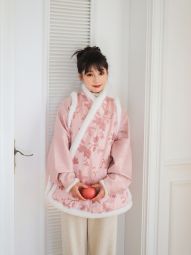 玉兰春晓｜满分推荐！人丝仿漳绒缎交领比甲冬季汉服夹毛加绒双色-淘宝网 主图 005.jpg