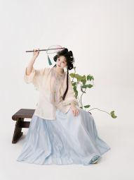 【预】吉元裳织 《云清》明制方领半袖汉服撞色拼色天丝上衣春夏-淘宝网 主图 002.jpg