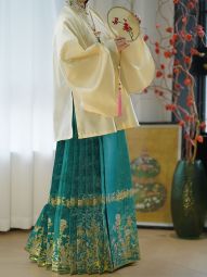半生罗裳 赏客 汉服女春秋明制仿妆花纱织金马面裙原创正品分码-淘宝网 主图 001.jpg