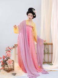 【山海明光】【几岁】传统唐制汉服齐胸破裙复原披衫法门寺粉春夏-淘宝网 主图 005.jpg