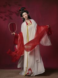 【佳期阁】【素心】晚唐风格齐胸衫裙披衫红白蓝经典春秋款汉服-淘宝网 主图 005.jpg