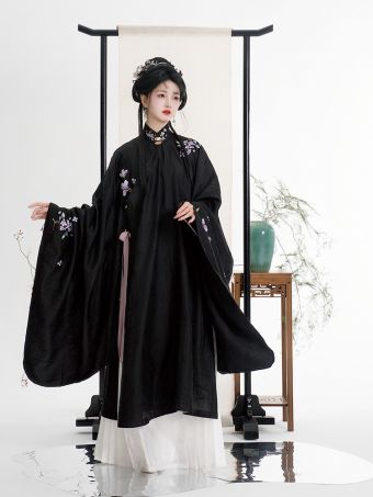 半生罗裳 芸芸长衫 汉服明制女春夏绣花立领斜襟暗纹-淘宝网 主图 001.jpg