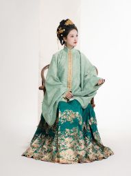 风间林【云将雨】中式明制汉服织金仿妆花立领长袄马面裙女-淘宝网 主图 004.jpg