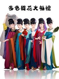 【佳期阁】【多色提花大袖襦】隋末唐初纯色汉服春秋款-淘宝网 主图 001.jpg