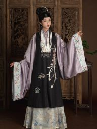 燕云织造【梳云掠月】明制比甲立领马面套装原创重工绣花汉服女-淘宝网 主图 001.jpg