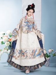 风间林【苍苍】原创国风明制汉服妆花织金古风上衣配蓝色马面裙女-淘宝网 主图 003.jpg