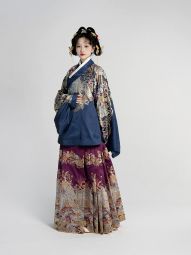 风间林【银龙雕辉】原创国风明制汉服女仿妆花织金短袄紫色马面裙-淘宝网 主图 005.jpg