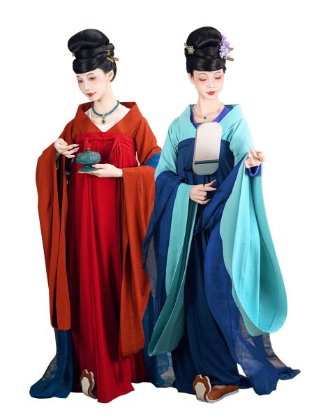 File:【佳期阁】【多色提花大袖襦】隋末唐初纯色汉服春秋款-淘宝网 主图 004.jpg