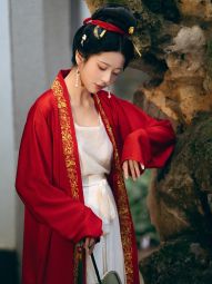 【山海明光】【不可追】现货宋制汉服歌乐长褙子仿黄昇吊带百迭裙-淘宝网 主图 004.jpg