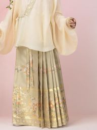 燕云织造【桃涧春】明制天丝对穿交织金绣花马面裙汉服套装-淘宝网 主图 006.jpg