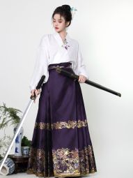 燕云织造【青雀葡萄】飞机袖葡萄肥啾织金马面裙原创日常汉服女-淘宝网 主图 003.jpg