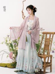 明镜华服【春日漫】明制汉服女新款圆领半袖上衣女成人马面裙套装-淘宝网 主图 006.jpg