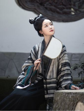 汀兰颂原创汉服 云门 晋襦晋制魏晋风八破裙宽袖春夏女日常套装-淘宝网 主图 001.jpg