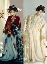 琴挑魏晋【蛾仙儿】仿非遗泥人张二创直裾非复原摄影款-淘宝网 主图 001.jpg