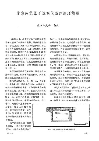 文件:北京南苑苇子坑明墓 001.jpeg