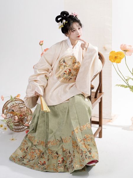File:风间林【黄金缕】明制汉服仿妆花原创绿色日常可穿新中式马面裙夏-淘宝网 主图 005.jpg