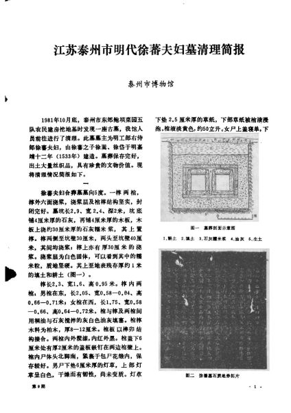 文件:江苏泰州市明代徐蕃夫妇墓清理简报 001.jpg