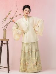 燕云织造【桃涧春】明制天丝对穿交织金绣花马面裙汉服套装-淘宝网 主图 005.jpg