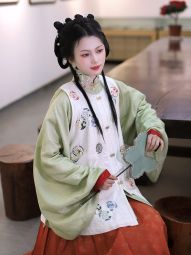 半生罗裳 繁花锦 新品原创明制汉服立领短衫绣花琵琶袖春夏女-淘宝网 主图 005.jpg