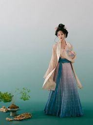 风间林【陆离】原创宋制仿长干寺暗纹对襟长衫 织金绣花褙子夏-淘宝网 主图 003.jpg