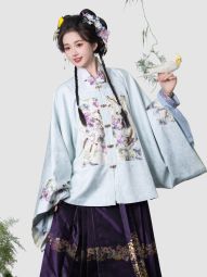 燕云织造局【青雀葡萄】肥啾补服交领织金马面日常原创明制汉服女-淘宝网 主图 005.jpg