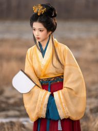 【山海明光】【不思归】传统魏晋汉服交领衫襦齐腰裙复原套装秋冬-淘宝网 主图 003.jpg