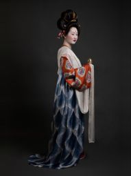 桑缬·敦煌.莫高窟中唐供养人服饰装束复原莲瓣衫裙（预付）-淘宝网 主图 005.jpg