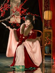 半生罗裳 幽篁裘衣 汉服女冬季可拆真貉子毛领加绒保暖风披风-淘宝网 主图 001.jpg