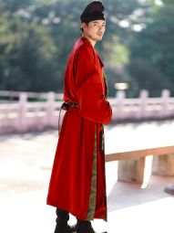 襦一坊丨鹊桥仙 唐制婚服云锦齐胸香云纱大袖衫圆领袍汉服男女-淘宝网 主图 006.jpg