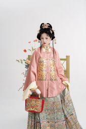 桑谣记【花花龙】龙年限定 明制新年款汉服 妆花方领半袖龙年马面-淘宝网 主图 004.jpg