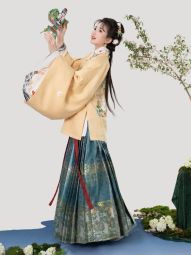 燕云织造【卯兔秋声】明制方领兔子补服交领马面裙秋原创汉服女-淘宝网 主图 003.jpg