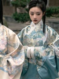风间林【待归】蛇年汉服明制云肩通袖交领仿妆花织金马面裙国风-淘宝网 主图 004.jpg