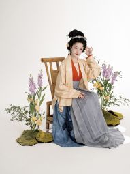 踏云馆汉服宋制春款真丝飞机袖袄三经罗短衫三裥裙套装 燕归-淘宝网 主图 004.jpg