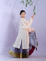 尘余馆｜流云三弄｜平褶松竹梅扁织金流云双色暗纹细缎分码马面裙-淘宝网 主图 001.jpg