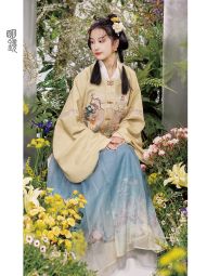 【一鹿生花】明镜原创明制汉服女方领补渐变马面裙方领补-淘宝网 主图 005.jpg