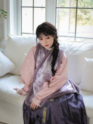 玉兰春晓｜满分推荐！人丝仿漳绒缎交领比甲冬季汉服夹毛加绒双色-淘宝网 主图 001.jpg