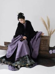 半生罗裳 幽篁裘衣 汉服披风女冬季可拆真貉子毛领加绒保暖-淘宝网 主图 003.jpg