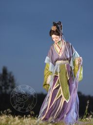 琴挑晋制【混元】复原垂胡袖晋襦荷叶边半臂神仙服-淘宝网 主图 006.jpg