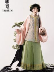 明镜华服【浮光凤麟春秋款】 彩色织金丝锦仿宋锦圆领比甲汉服-淘宝网 主图 003.jpg