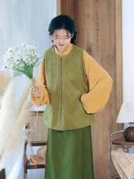 【山海明光】【两面派】比甲圆领弓袋袖立领对襟明制改良秋冬汉服-淘宝网 主图 001.jpg