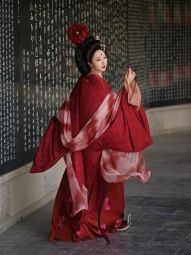 【佳期阁】【花谜】五周年店庆晚唐供养人风格齐胸衫裙披衫-淘宝网 主图 004.jpg