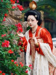 【佳期阁】【花酿】盛唐风格背带齐胸衫裙亚麻棉提花秋冬毛绒披帛-淘宝网 主图 002.jpg