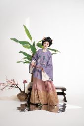桑谣记 【一鹤】明制汉服绣花缎面方领半袖补服 对穿交-淘宝网 主图 004.jpg