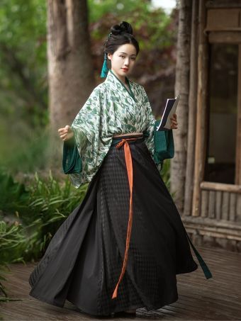 汀兰颂原创汉服 浮绿水 晋襦晋制魏晋风八破裙宽袖春季女日常套装-淘宝网 主图 001.jpg