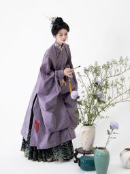 半生罗裳 琉璃 明制汉服女立领斜襟长衫晚明暗纹纱绣花-淘宝网 主图 005.jpg