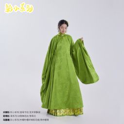 后物堂 2023年彩小系列“选择” 柠檬柠檬织锦剪花裙-淘宝网 主图 005.jpg