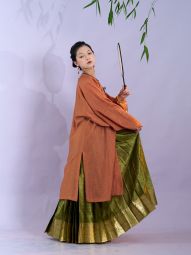尘余馆｜流云三弄｜平褶松竹梅扁织金流云双色暗纹细缎分码马面裙-淘宝网 主图 003.jpg