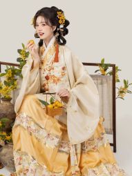 燕云织造【满陇桂鲤】锦鲤织金绣花交领补马面裙原创汉服套装女-淘宝网 主图 006.jpg